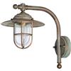 MORETTI LUCE - Lampada da parete 163, vetro-trasparente-0e, ottone-antichizzato-brunito-ottone-antichizzato-brunito-0-del-prezzo