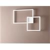 Perenz - Plafoniera Cross 6595, 30-bianco