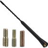 Antenna Auto Corta 23 Cm Universale Con Adattatori M4 M5 M6 – Sostituzione Per Tetto Auto, SUV E Camper