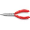 KNIPEX Pinza per meccanica - con becchi mezzotondi con tronchese (pinza per radiotecnici) in confezione Self-service , 25 01 140 SB