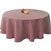 Le linge de Jules Tovaglia Antimacchia Paon Rosso scuro - Rotonda 160 cm