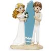 Mopec Y200 Figura Torta Sposi Surfisti 13,5 x 19 cm, Multicolore, Grande