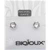 Biojoux Orecchini BJT 3050 White Crystal 5MM