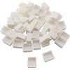 Lahviuu Plastica Acquerello Tavolozza,100pcs Pentole per acquerelli vuote Scatolar Colori Gouache Guazzo Vernice Dell'acquerello Contenitori, Pittura Usato per Olio Watercolor Vaschette Pallet(Padella Metà)