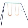 Tecno Arredo 3 Outdoor Set Altalena con 2 sedili da Giardino in Acciaio