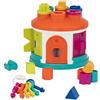 Battat - Casa del selezionatore di Forme - Giocattolo per ordinare Forme e Colori - Giocattolo per Lo Sviluppo - Gioco di Abbinamento dei Modelli - Tasti con codice Colore - 2 Anni +