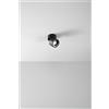 Perenz Illumina Faretto-Applique in metallo verniciato nero Camera LED 8W CCT 3000K 4000K 6000K CRI?80 220-240V 50/60Hz 480Lm orientabile