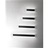 Perenz Illumina Way Applique LED 36W 3240LM 3000K in alluminio verniciato nero 110cm