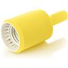 Perenz Illumina 6251 G Portalampada in gomma colore giallo attacco E27