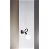 Perenz Illumina Applique in metallo e gomma bianco Bulbo 1 luce attacco E27