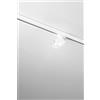 Perenz Illumina Faretto quadrato Binario in alluminio colore bianco per sistema binario attacco GU10 orientabile