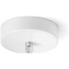 Perenz Illumina Rosone in metallo verniciato a polvere bianco opaco d.10cm 1 luce