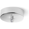 Perenz Illumina Rosone in metallo verniciato a polvere cromo lucido d.10cm 1 luce