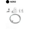 Perenz Illumina Kit sospensione binario colore nero e blocca cavo a soffitto 200cm