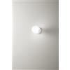 Perenz Illumina Applique MAGA 1 luce in vetro e metallo colore bianco attacco G9 d.10cm