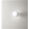 Perenz Illumina Applique MAGA 1 luce in vetro e metallo colore bianco attacco G9 d.15cm