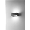 Perenz Illumina Applique alluminio colore antracite opaco Step 2 luci attacco E14 l.22cm biemissione
