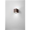 Perenz Illumina Applique alluminio colore corten opaco Totem IP54 biemissione 2 luci attacco GX53
