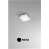 Perenz Illumina Plafoniera 1 luce PIXEL in metallo verniciato nero Attacco GX53 da 15cm