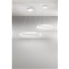 Perenz Illumina Sospensione in metallo verniciato bianco Kirko LED 80W CCT 3000K 4000K 6000K CRI?80 220-240V 50/60Hz 6400Lm d.80cm