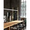 Perenz Illumina Sospensione SYNCRO profilo LED 35W 2450LM - CCT 3000K 4000K 6000K in alluminio verniciato bianco con 2 cavi acciaio