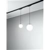 Perenz Illumina Sospensione in vetro opale bianco opaco cavo tessuto bianco Binario LED 15W 3000K CRI?82 220-240V 1050Lm