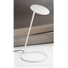 Perenz Illumina Lampade da tavolo in metallo bianco opaco Kobra LED 5W 3000K CRI?80 220-240V 50/60Hz regolabile a 90° 425Lm Interruttore on/off sul cavo