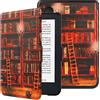 HGWALP Slimshell Custodia per 6 Kobo Clara Colour/Clara BW(2024)/Clara 2E(2022) Rilasciato eReaders, Premium Leggero PU Custodia in Pelle con Auto Sleep/Wake per Kobo Clara Colour 6 pollici-LBY