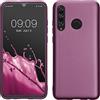 kwmobile Custodia Compatibile con HONOR 20 Lite Cover - Back Case Morbida - Protezione in Silicone TPU Effetto Metallizzato lavanda metallizzato