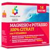 Optima naturals magnesio e potassio 100% citrati con 9 vitamine b - 14 bustine