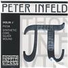 Thomastik-Infeld Thomastik Corde per violino 4/4 Peter Infeld Synthetic Core - corde Re nucleo sintetico, rivest. argento, media