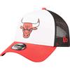 NEW ERA CHICAGO BULLS TEAM COLOR BLOCK TRUCKER Cappellino