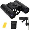 FLYAMAPIRIT Mini binocolo telescopico pieghevole 8X21 HD binocolo con adattatore per smartphone, tracolla e custodia per birdwatching, concerti, opera, sport e viaggi