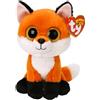 TY - Peluche - Beanie Boos - Volpe - Meadow - Arancione - Occhi dorati grandi e glitter - Il pupazzo con gli occhi grandi scintillanti - 15 Cm - 36379