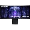 SAMSUNG Monitor SAMSUNG Odyssey G8 S34BG850SU 34'' UWQHD USB-C AMD Free-Sync Premium OLED Argento