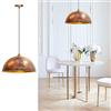 bamyum Diametro 50 cm Lampada a Sospensione Grande Moderno E27 Lampada da Soffitto Illuminazione Lampada Moderni a Sospensione Isola Cucina Tavolo da Pranzo Vintage Plafoniera