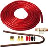 Sinustec 14025 Set di Cavi per Amplificatore Auto BCS 2500, Multicolore, Set di 7