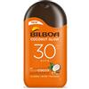 Bilboa, Latte Solare Coconut Glow SPF 30, Crema Solare con Olio di Cocco e Vitamina E, Leggera sulla Pelle, Protezione Solare Resistente all'Acqua, 200 ml