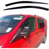 AUTO CLOVER Set di deflettori d'aria per Ford Transit Custom 2012+ (2 pezzi)
