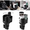 NATGIC Supporto per Tazze per Auto Expander, NATGIC 4 in 1 Multifunzionale Dual Cup Holder con Telefono e Slot per Carte/Slot per Aromaterapia Base Regolabile 360 ° Rotazione Portabevande Auto