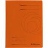 Herlitz - Cartelline semplici Colorspan, formato A4, 10 pezzi, colore: arancione