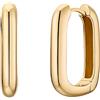 Noelani Orecchini a cerchio in Argento 925 da Donna, 2,1 cm, oro, in confezione regalo, 2031600