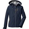 G.I.G.A. DX Women's Giacca softshell/giacca outdoor con cappuccio GS 97 WMN SFTSHLL JCKT, dark navy, 46, 38392-000