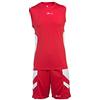 Asioka 58/13 Maglia Basket Senza Maniche, Uomo, Uomo, 58/13, Rosso/Bianco, L