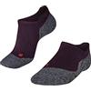 FALKE Ru3 Comfort Invisible W In Lyocell Filo Funzionale Antivesciche, Calzini da corsa Donna, Rosso Grape Wine 8213, 35-36