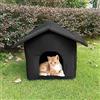 Peosevi Casetta per Gatti da Esterno, Rifugio per Randagi, Tenda Pieghevole Resistente alle Intemperie Addensata, per Cani e Gatti Selvatici All'aperto