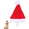 Loandicy Gatti Cani Cappello di Natale | Cappelli di Natale per Gatti Cani Gattini Cuccioli | Comodo Cappello da Babbo Natale Regolabile per Animali da Compagnia