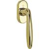HOPPE 11567508 - Maniglia per finestra Verona-Secustik, VK 7, 32-42 mm, in ottone lucido