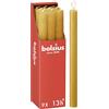 Bolsius Rustik Candele a bastoncino - Giallo ocra - Set 9 pezzi - Lunghezza durata 13 ore - Non profumate - Cera naturale - Senza gocciolamento - Senza olio di palma - 27 x 2,3 cm
