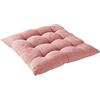 JOTEX Summer - Cuscino per sedia, in cotone e poliestere, 40 x 40 cm, tinta unita, colore: rosa scuro